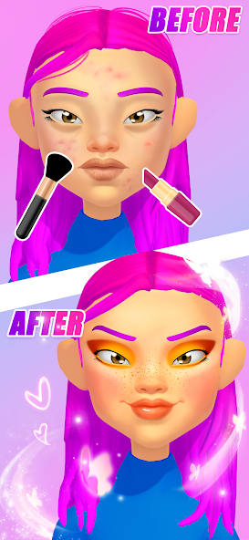 Perfect Makeup 3D 1.6.4 APK + Mod (Unlimited money) untuk android