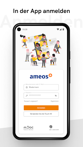 AMEOS Plus – Patientenportal Screen 2