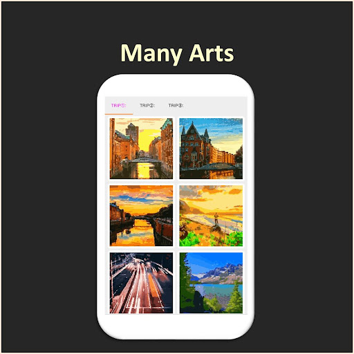 Android application Color by Number - trip screenshort