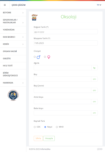 Child Metrics Screen 3