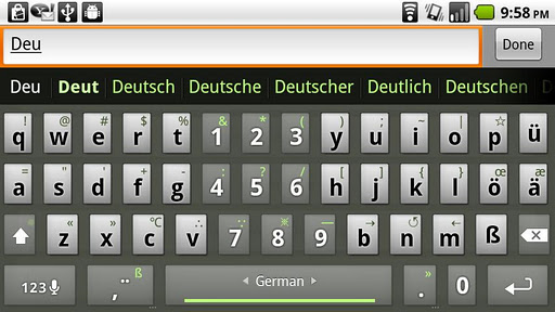 German Keyboard plugin Screen 2