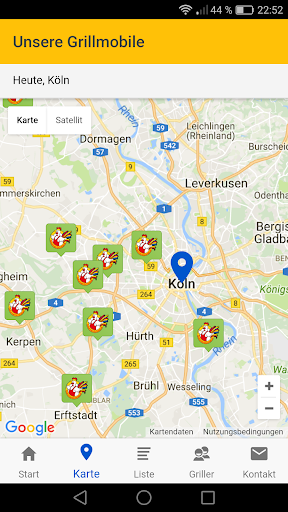 Android application Hähnchen-Radar screenshort