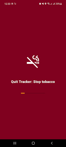 Android application Quit Tracker: Stop tobacco screenshort