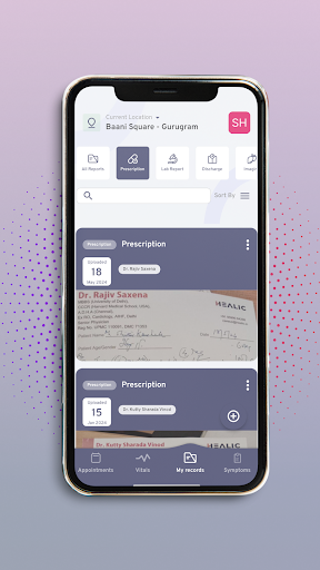 Android application Healic screenshort