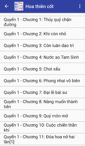 Android application Hoa thien cot - ngon tinh screenshort