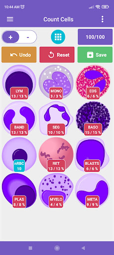 Android application Cell Counter screenshort