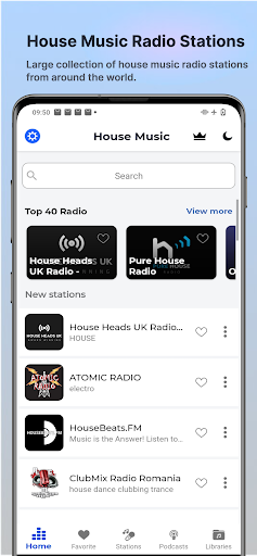 Android application House Music: Radio & Podcast screenshort