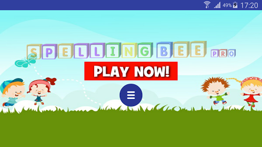 Android application Spelling Bee Pro screenshort