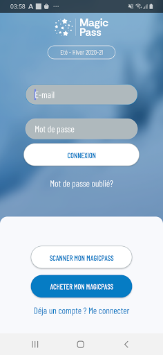 Android application Magic Pass screenshort