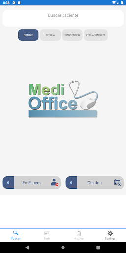 Android application MediOffice screenshort