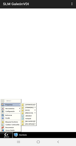 Android application SLM Galeon VDI screenshort