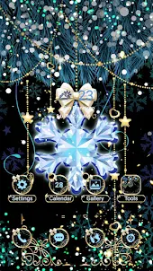 Crystal Snowflake - Wallpaper