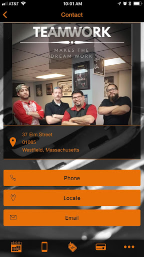 Android application GASLIGHT BARBERS screenshort