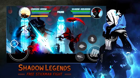 Shadow legends stickman fight MOD APK (DUMB ENEMY) 2