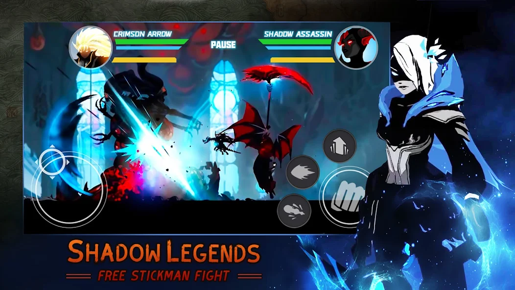 Shadow legends stickman fight MOD APK v2.6 (Unlimited money) - Jojoy