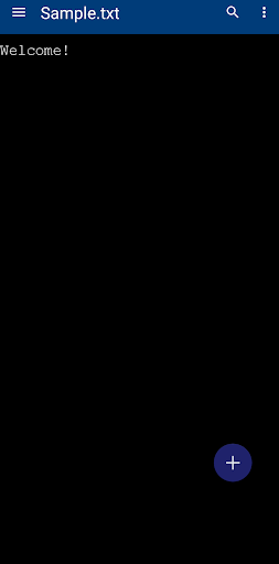 Android application Notepad screenshort