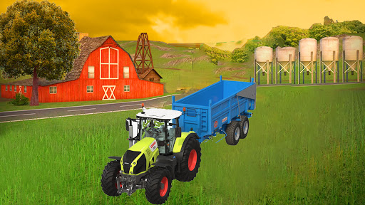 Heavy Tractor Trolley Cargo Sim Farming Game 2020