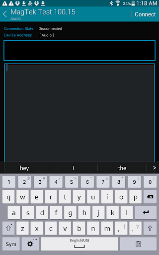 MagTek Test Screen 2