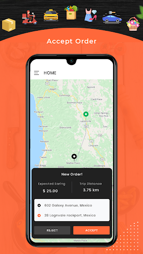 Android application SmartD Driver screenshort