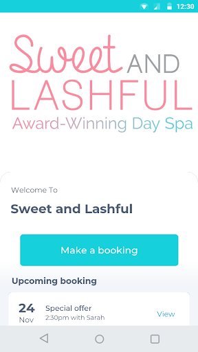 Android application Sweet and Lashful screenshort