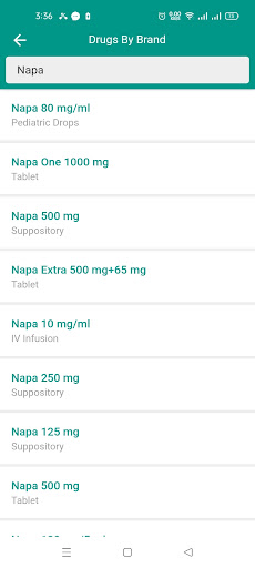 Medic | BD Medicine Directory Screen 2
