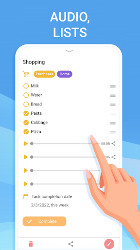 Screenshot of To-do list - tasks planner