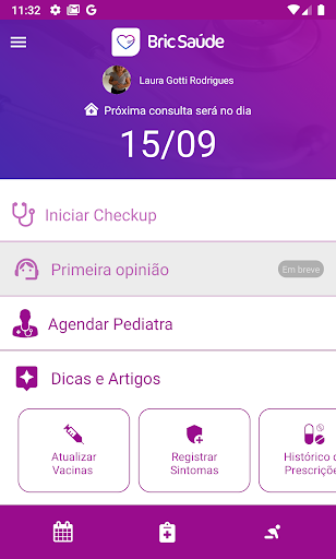 Android application Bric Saúde screenshort