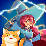 Cover Image of डाउनलोड Witch & Cats - Match 3 Puzzle  APK