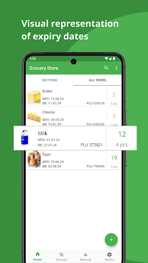 Android application Shelfy – expiry date tracker screenshort