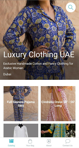 Android application Luxury Clothing UAE screenshort