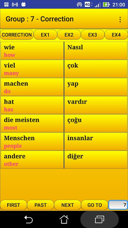 2000 German Words (most used) - 15 - (Android)