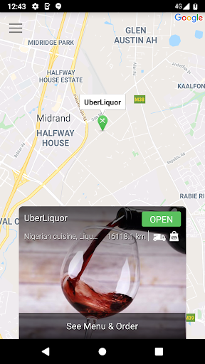 UberLiquor Screen 2
