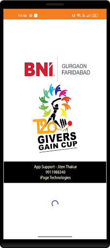 Android application BNI Gurgaon – Givers Gain Cup screenshort