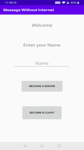 Message without Internet