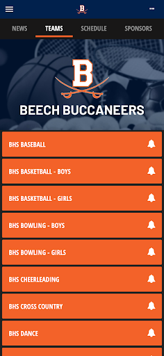 Beech High School Athletics Screen 3