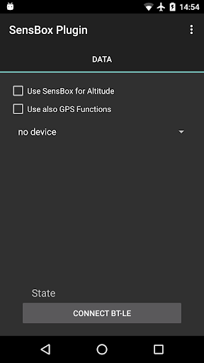 AFTrack SensBox Plugin Screen 2