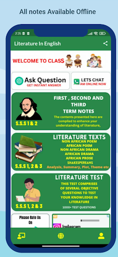 Literature In English Screen 2