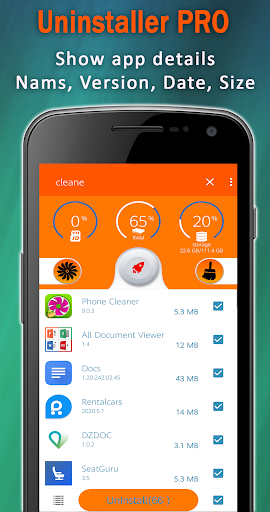 Android application Delete apps: uninstall-remover screenshort