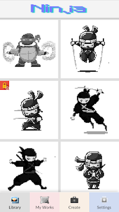 Ninja - Pixel Art - Screenshot 3