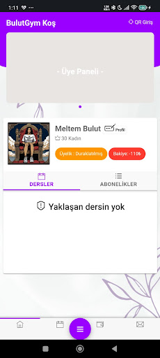 N.S.PİLATES Üye Uygulaması