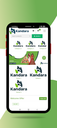 Kandara Fashion App Screen 2