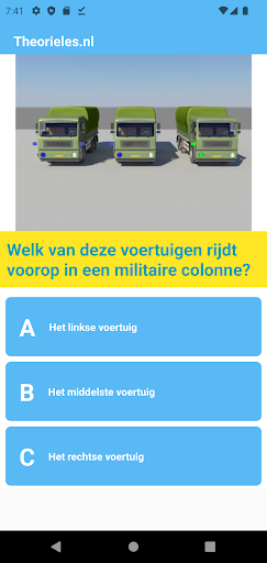 Auto theorie examen oefenen Screen 3
