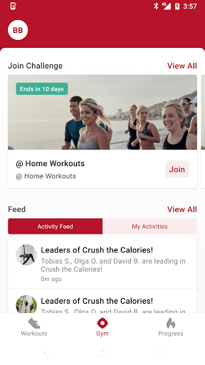 FitGroup Training Screen 2