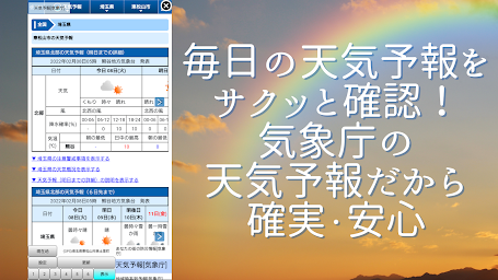 周辺侠利天気 -気象庁天気予報ブラウザアプリ&雨雲雷レーダー