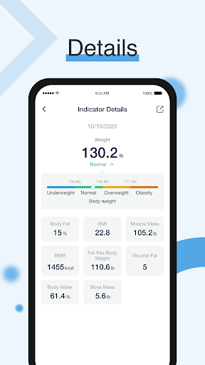 Screenshot of Fit Profile-GE Authorized App