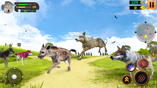Wild Wolf Simulator Games 1.0 APK + Мод (Unlimited money) за Android