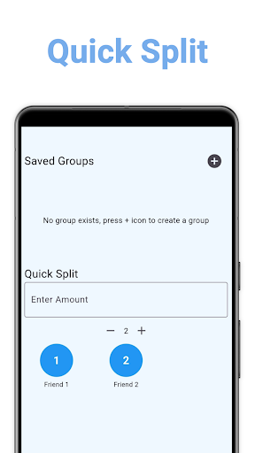 Android application SplitEase: Split a Group Bill screenshort