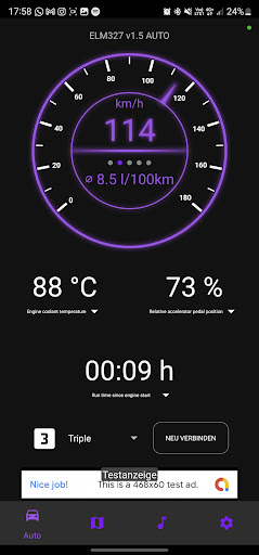 Android application SmartCar - Multimedia screenshort