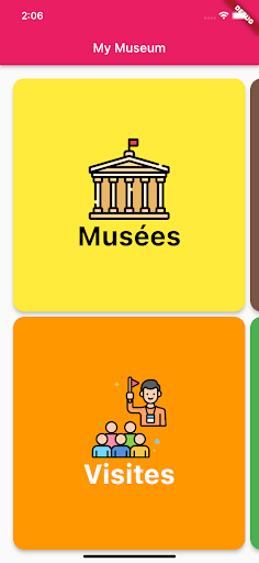 Android application My Museum screenshort