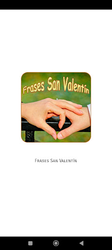 Android application Frases San Valentín 2024 screenshort